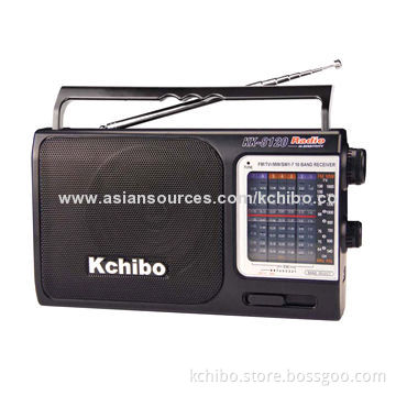 AM/FM/SW/TV 2-5-channel Radio, 181 x 99 x 50mm Size